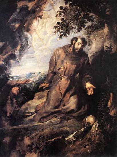 Peter Paul Rubens St Francis of Assisi Receiving the Stigmata oil painting picture